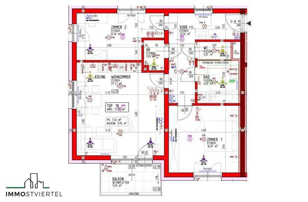 Wohnung mieten in Melk – 77,97 m², € 907 – Bild 14 von 14
