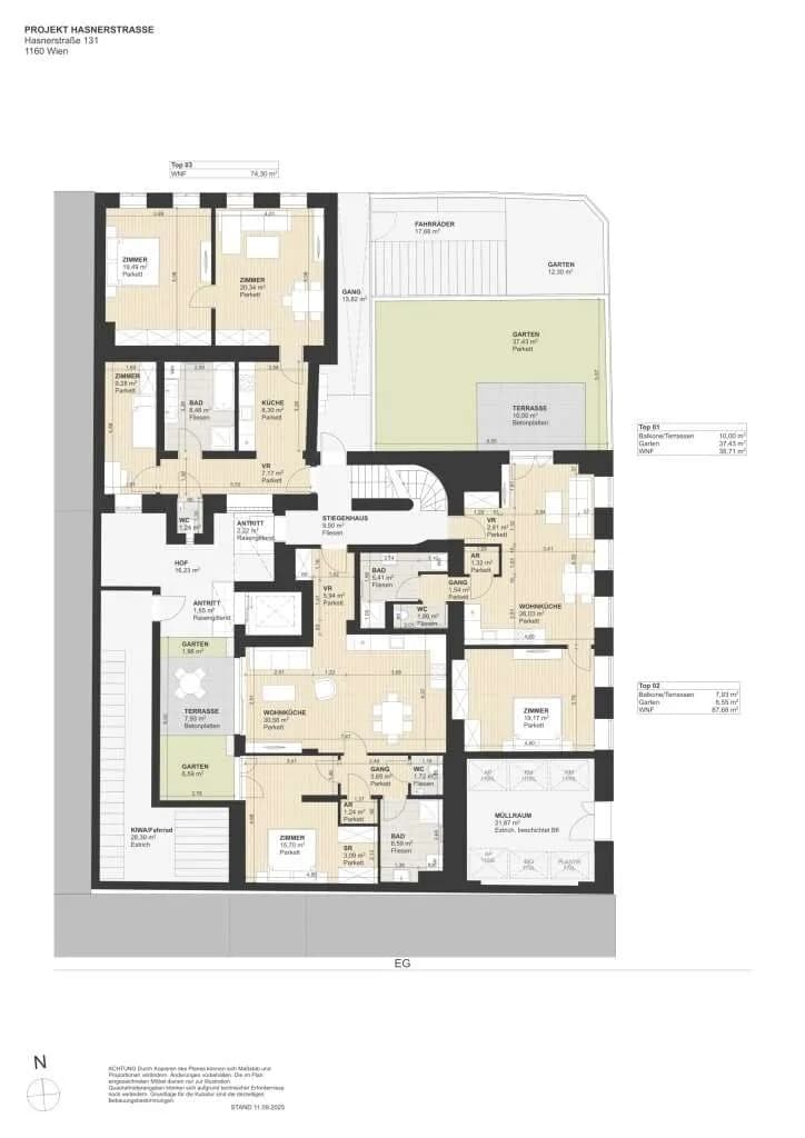 2-Zimmer-Wohnung kaufen in Wien – 57,88 m², € 433.227 – Bild 5 von 5