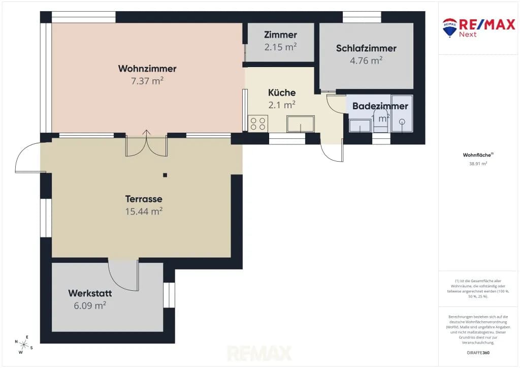 3-Zimmer-Immobilie kaufen in Mattersburg – 39 m², € 24.000 – Bild 16 von 16