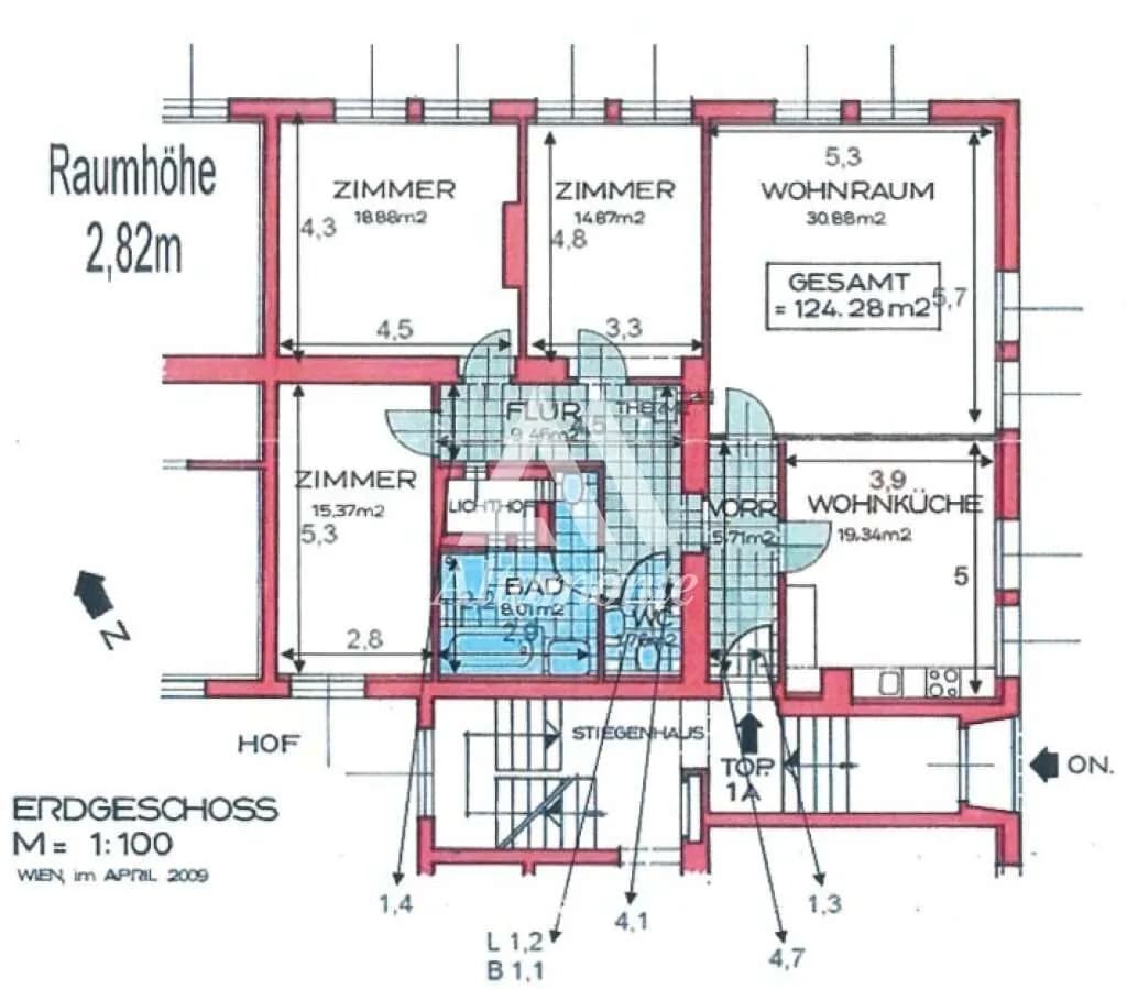4-Zimmer-Wohnung kaufen in Wien – 124,28 m², € 620.000 – Bild 14 von 14