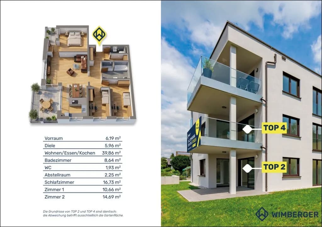 4-Zimmer-Wohnung kaufen in Gmunden – 107,05 m², € 888.000 – Bild 2 von 12