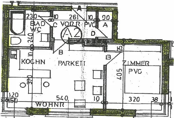 2-Zimmer-Wohnung mieten in Perg – 45,92 m², € 543 – Bild 3 von 3