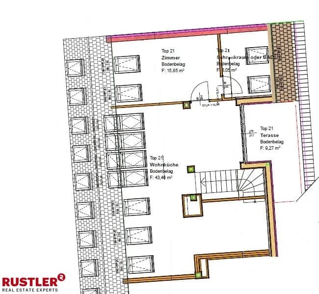 3-Zimmer-Wohnung kaufen in Wien – 100 m², € 983.899 – Bild 6 von 6