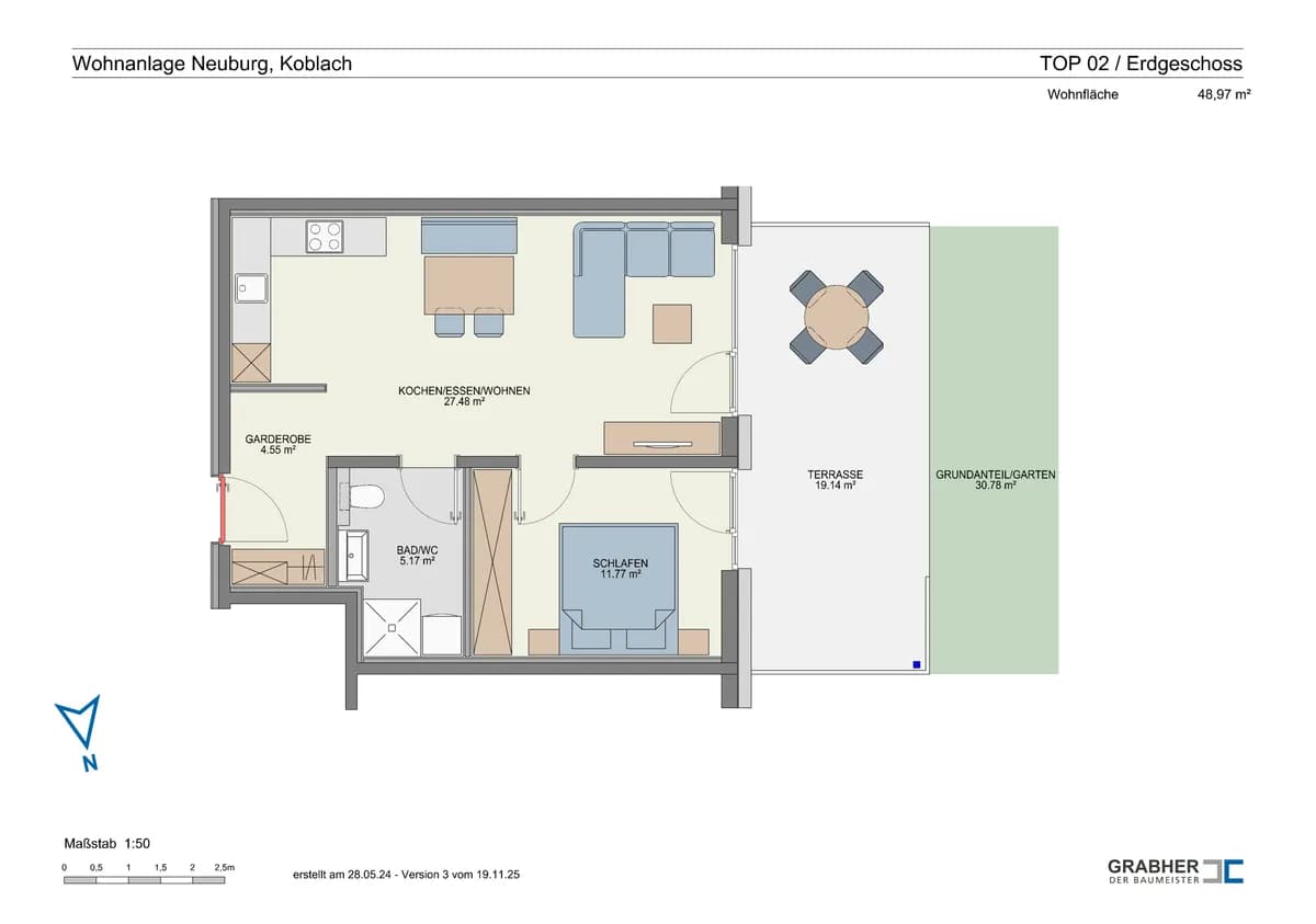 2-Zimmer-Wohnung kaufen in Feldkirch – 48,97 m², € 354.000 – Bild 10 von 10