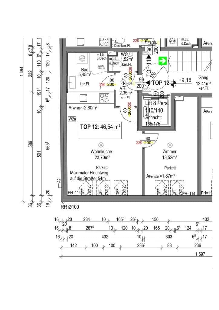 2-Zimmer-Wohnung kaufen in Wien – 46,54 m², € 232.500 – Bild 5 von 5