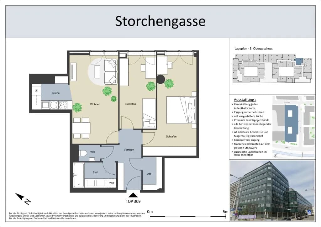 3-Zimmer-Wohnung mieten in Wien – 71 m², € 1.569 – Bild 15 von 15