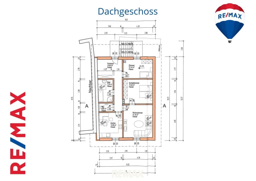 9-Zimmer-Haus kaufen in Vöcklabruck – 237 m², € 279.000 – Bild 28 von 61