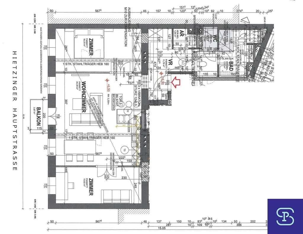 3-Zimmer-Wohnung mieten in Wien – 86,79 m², € 1.794 – Bild 21 von 21