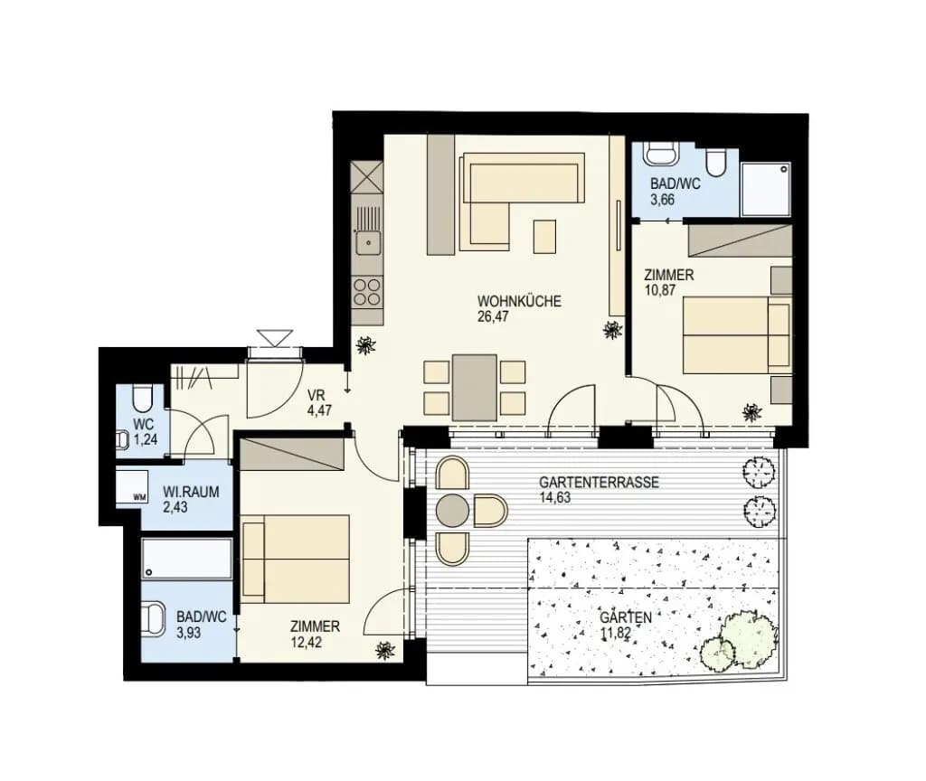 3-Zimmer-Wohnung kaufen in Wien – 65,49 m², € 729.000 – Bild 13 von 13