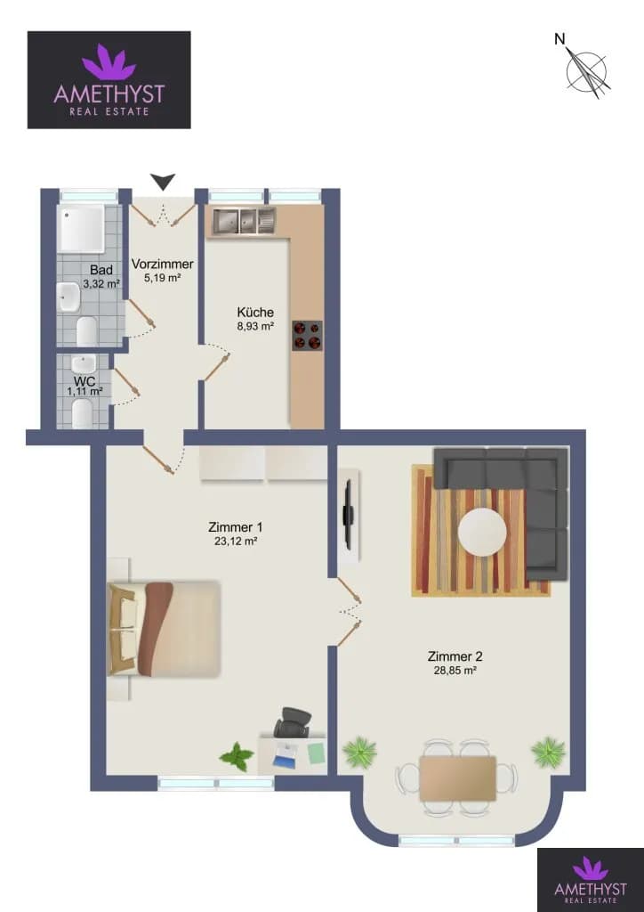 2-Zimmer-Wohnung kaufen in Wien – 70,52 m², € 220.000 – Bild 20 von 20