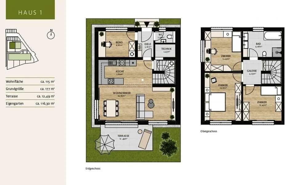 5-Zimmer-Haus kaufen in Perg – 115 m², € 388.000 – Bild 16 von 17