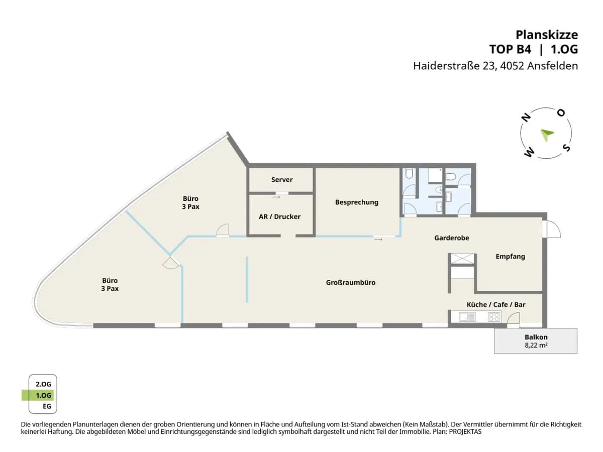 5-Zimmer-Gewerbeimmobilie mieten in Linz Land – 240 m², € 4.985 – Bild 10 von 10