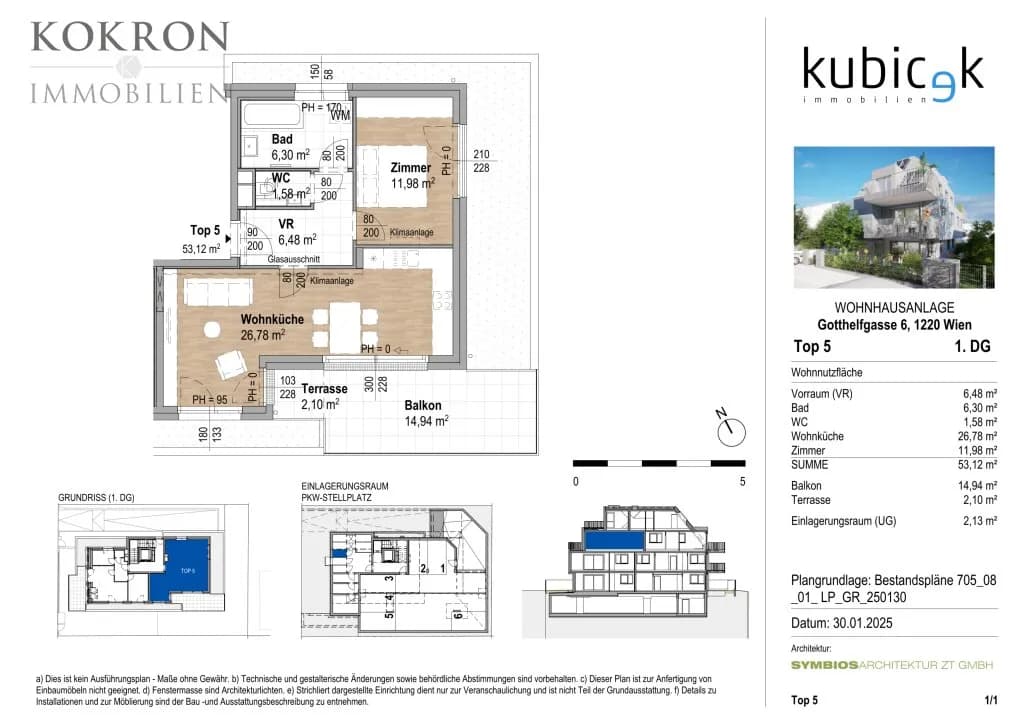 2-Zimmer-Wohnung kaufen in Wien – 53,12 m², € 397.930 – Bild 21 von 21