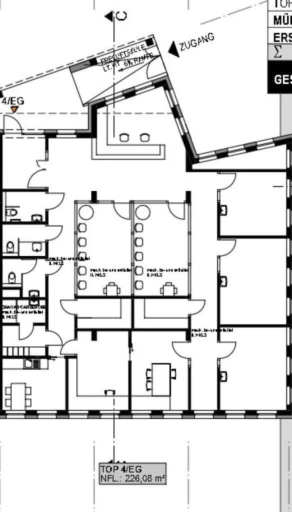 8-Zimmer-Gewerbeimmobilie mieten in Wiener Neustadt – 224,72 m², € 3.900 – Bild 2 von 2