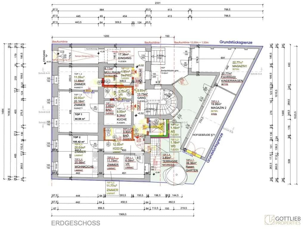 Gewerbeimmobilie kaufen in Wien – 340,63 m², € 1.763.000 – Bild 16 von 27