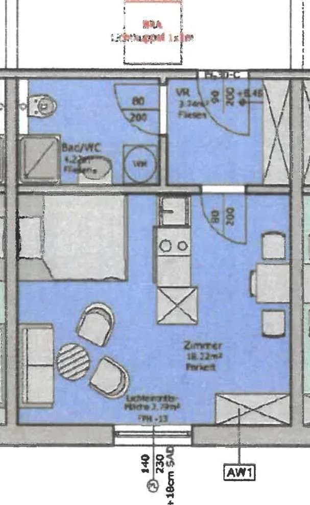 1-Zimmer-Wohnung mieten in Graz – 26 m², € 525 – Bild 12 von 12