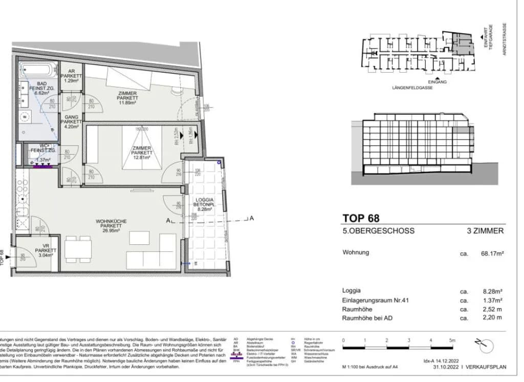 3-Zimmer-Wohnung kaufen in Wien – 68,17 m², € 528.500 – Bild 25 von 25