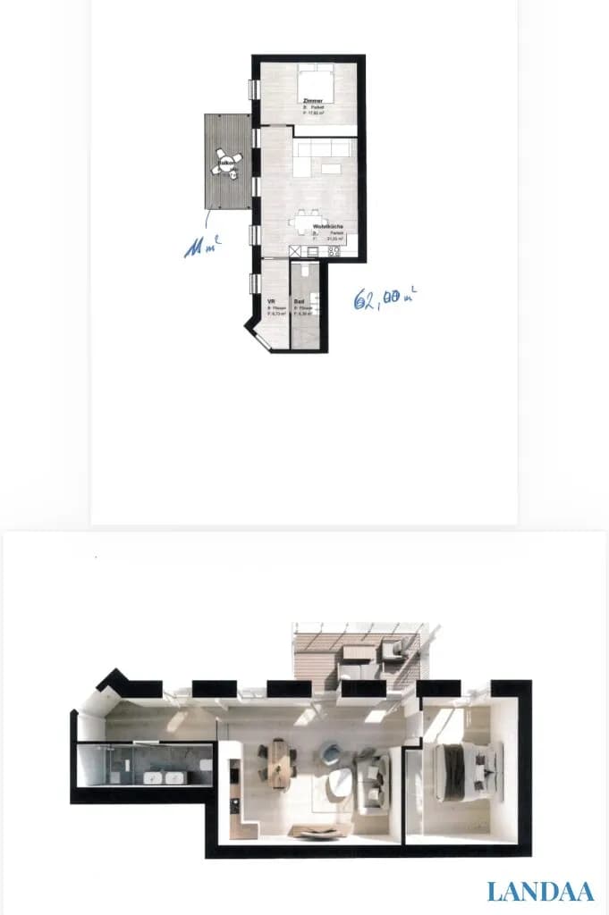 2-Zimmer-Wohnung kaufen in Wien – 62 m², € 369.000 – Bild 12 von 12
