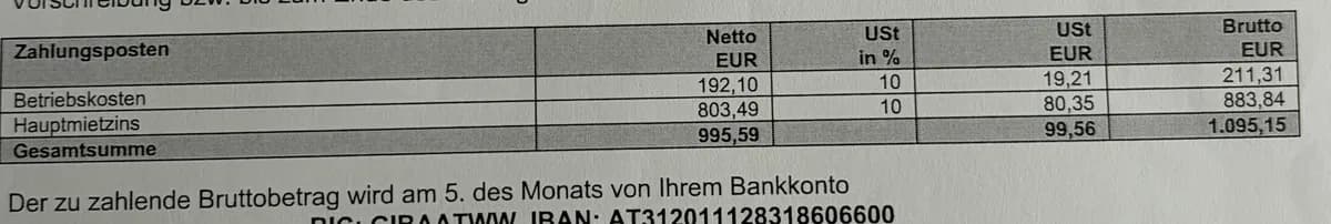 3-Zimmer-Wohnung mieten in Tulln – 78 m², € 1.095 – Bild 14 von 14