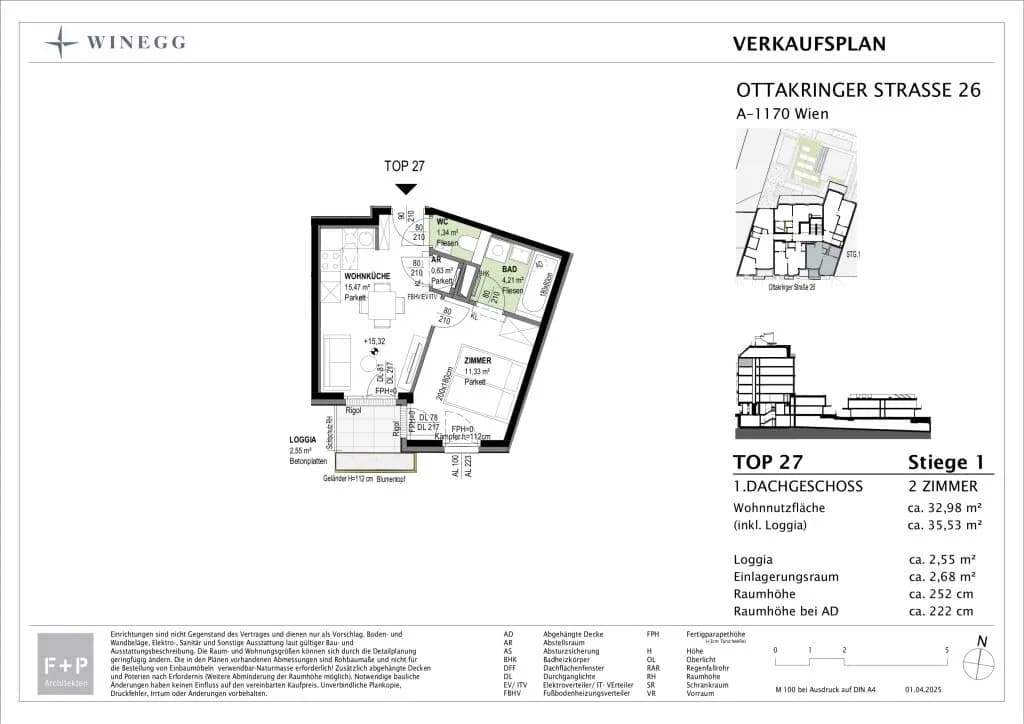 Immobilie kaufen in Wien – 33,08 m², € 288.400 – Bild 9 von 9