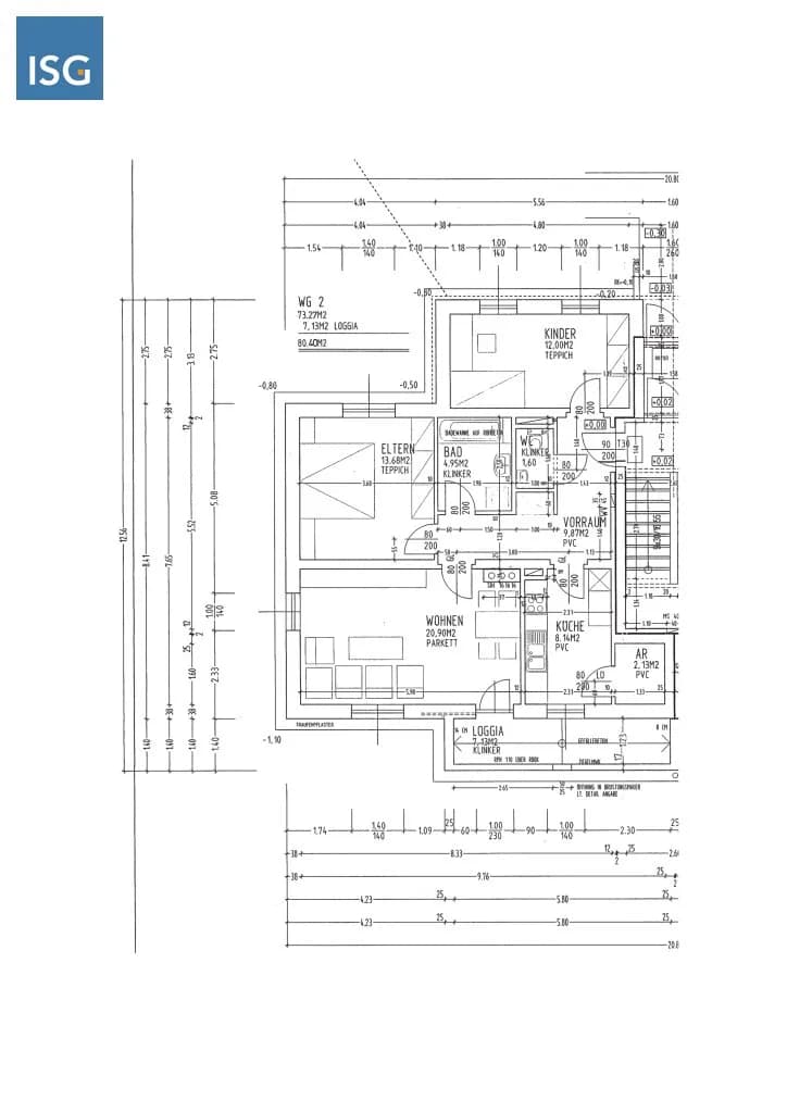 3-Zimmer-Wohnung mieten in Grieskirchen – 81 m², € 917 – Bild 2 von 2