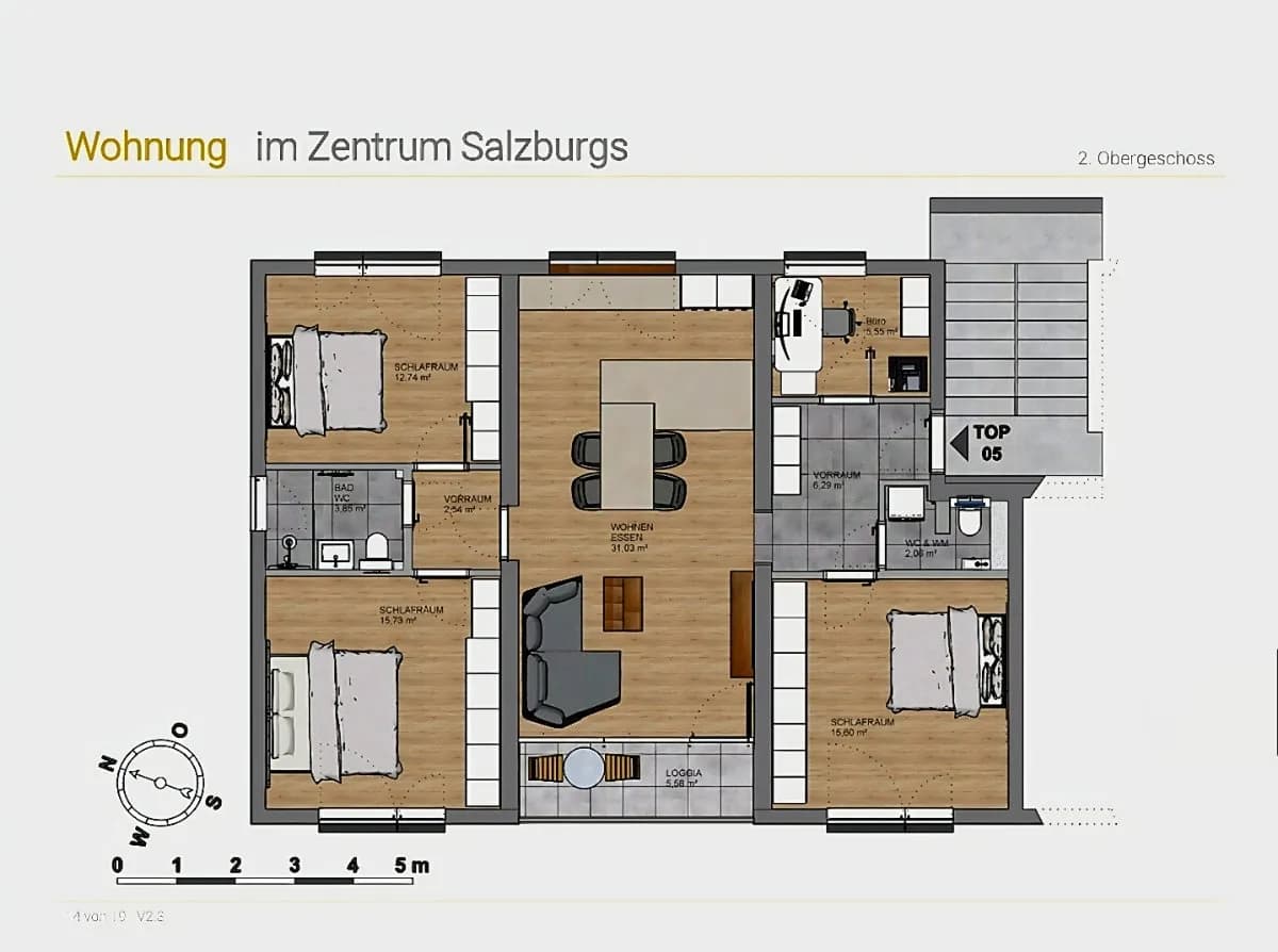 4-Zimmer-Wohnung kaufen in Salzburg Stadt – 105 m², € 630.000 – Bild 3 von 49