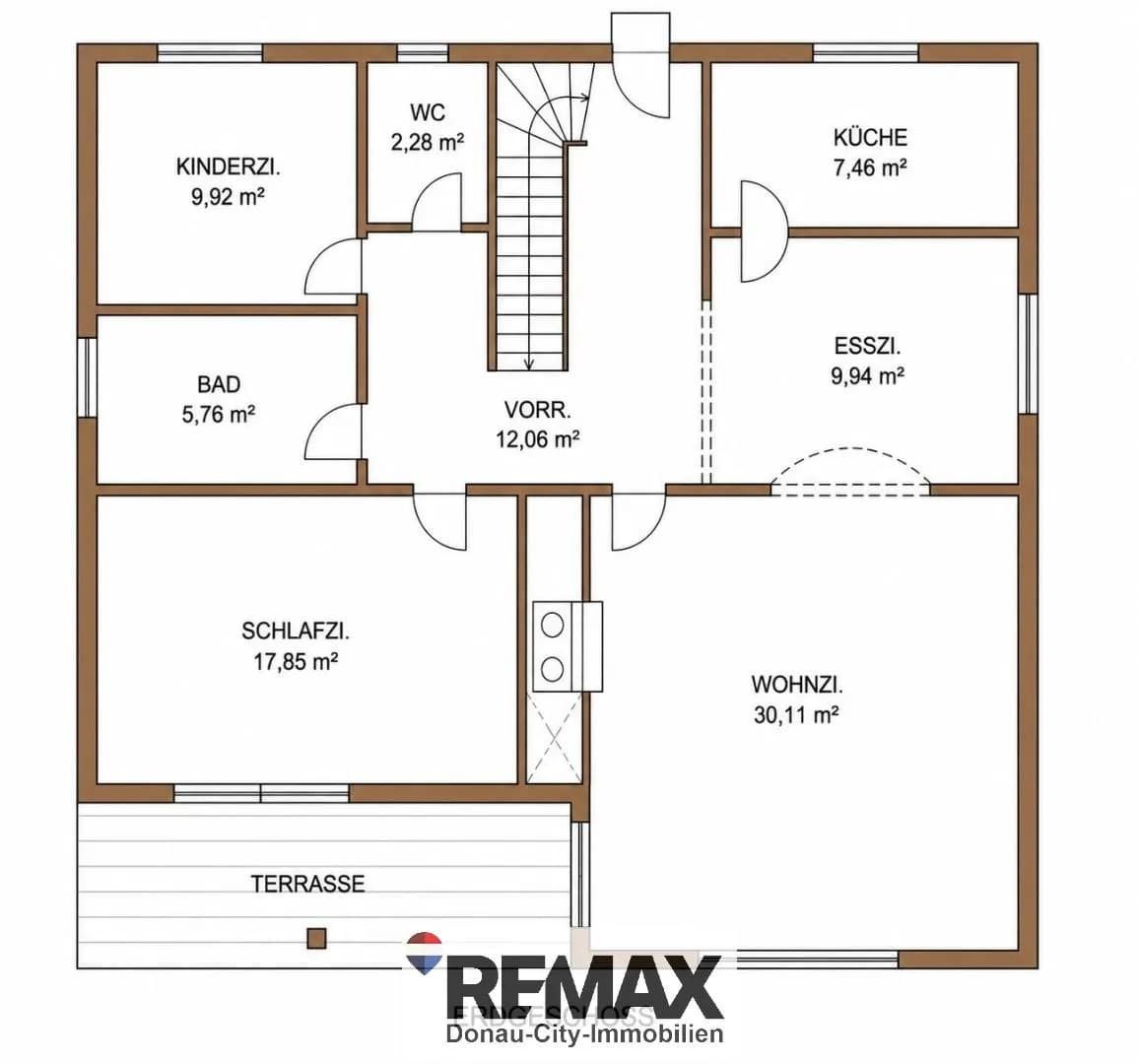 3-Zimmer-Haus kaufen in Tulln – 98 m², € 439.000 – Bild 27 von 28