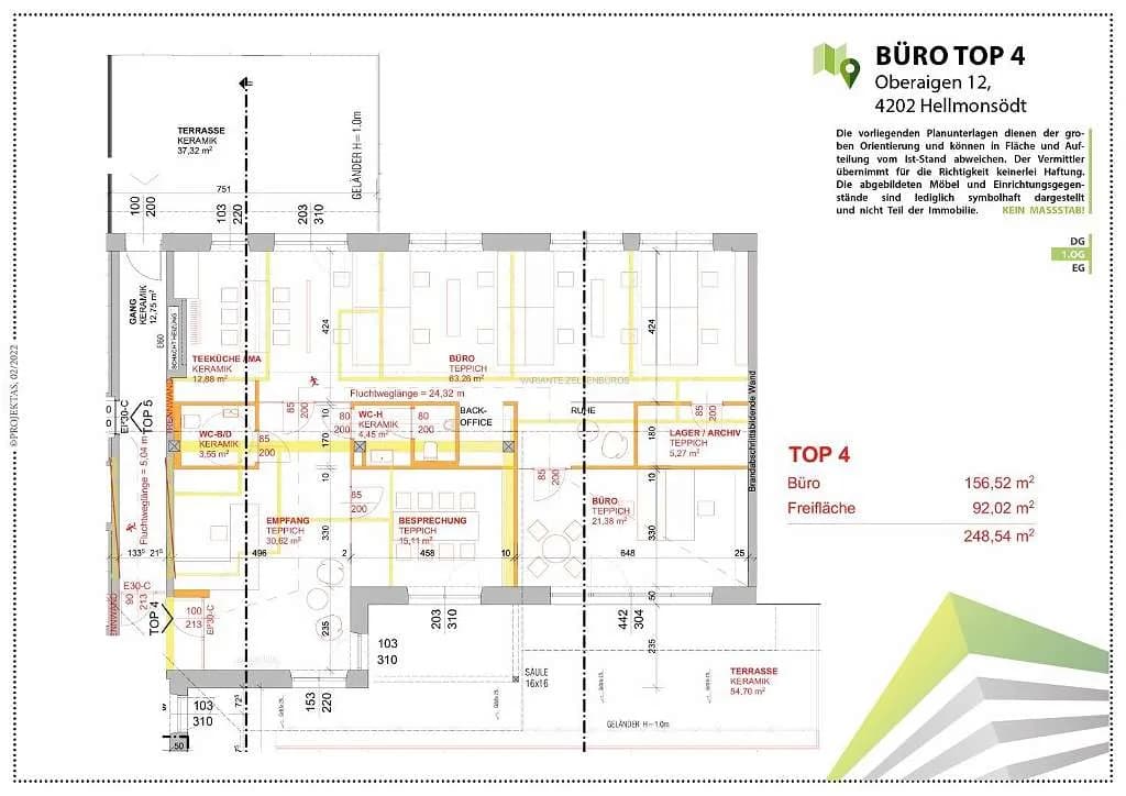 Gewerbeimmobilie mieten in Urfahr-Umgebung – 128 m², € 1.532 – Bild 14 von 16