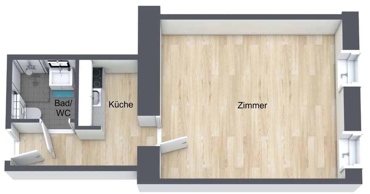 1-Zimmer-Wohnung kaufen in Wien – 30,3 m², € 168.000 – Bild 9 von 9