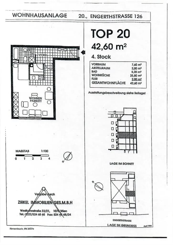 1-Zimmer-Wohnung mieten in Wien – 42,6 m², € 828 – Bild 25 von 27