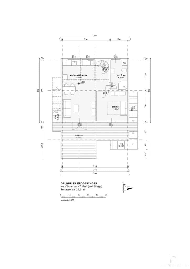 3-Zimmer-Haus kaufen in Tulln – 68,71 m², € 419.500 – Bild 29 von 31