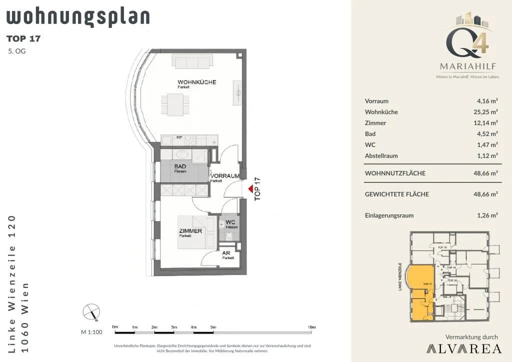 2-Zimmer-Wohnung kaufen in Wien – 49 m², € 379.000 – Bild 25 von 25