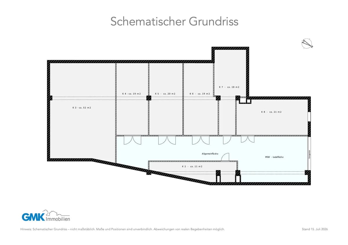 Gewerbeimmobilie mieten in Linz – 21 m², € 210 – Bild 2 von 2