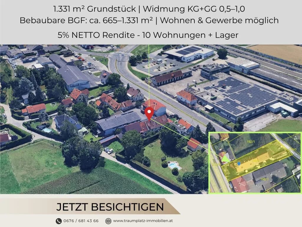 Gewerbeimmobilie kaufen in Graz – 500 m², € 720.000