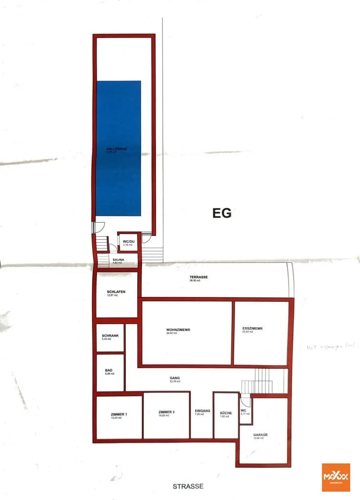 5-Zimmer-Haus kaufen in Baden – 240 m², € 695.000 – Bild 22 von 23