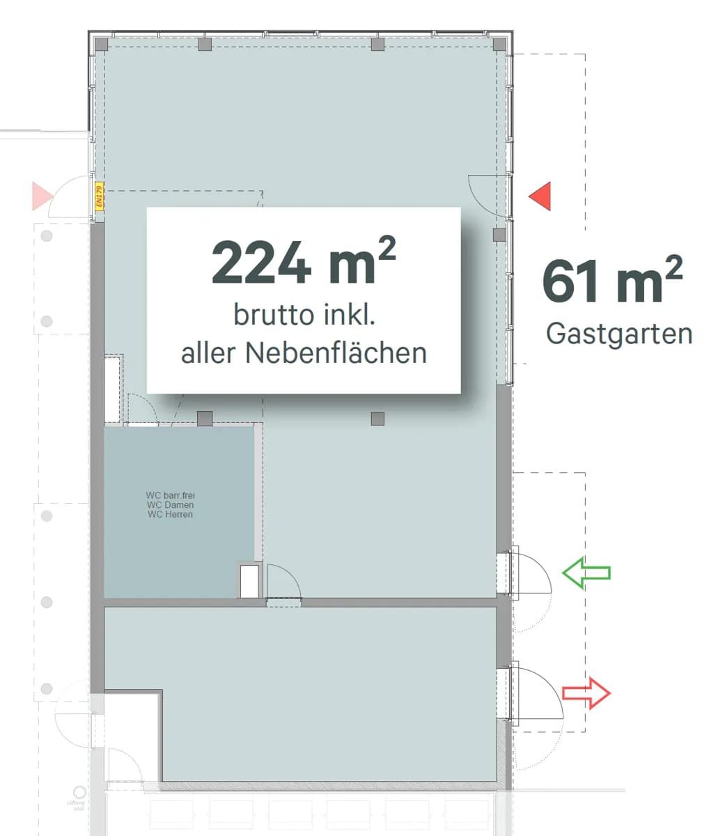 Gewerbeimmobilie mieten in Graz – 224 m², € 16 – Bild 14 von 14