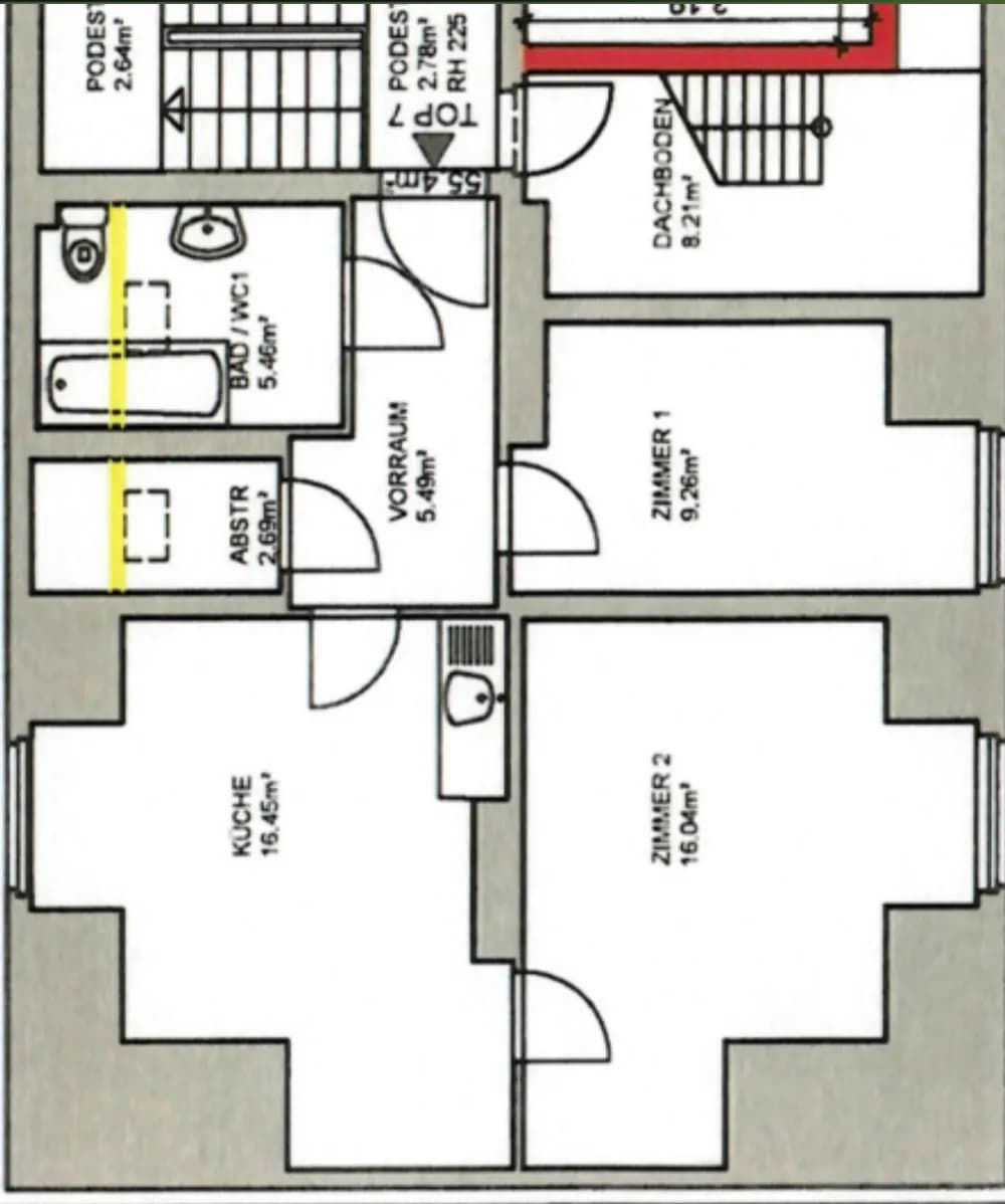 3-Zimmer-Wohnung mieten in Bruck-Mürzzuschlag – 55,39 m², € 638 – Bild 8 von 8