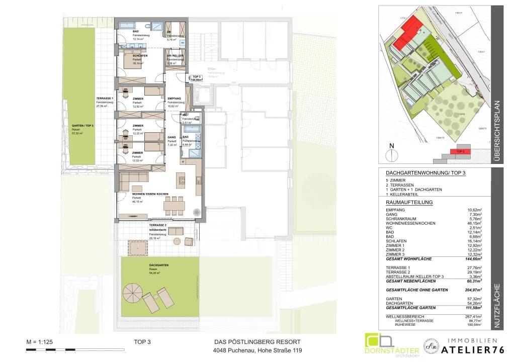 5-Zimmer-Wohnung kaufen in Linz – 144,66 m², € 1.249.900 – Bild 2 von 21