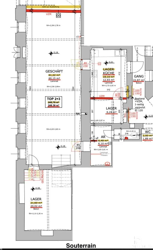 5-Zimmer-Gewerbeimmobilie kaufen in Wien – 248 m², € 899.000 – Bild 21 von 21