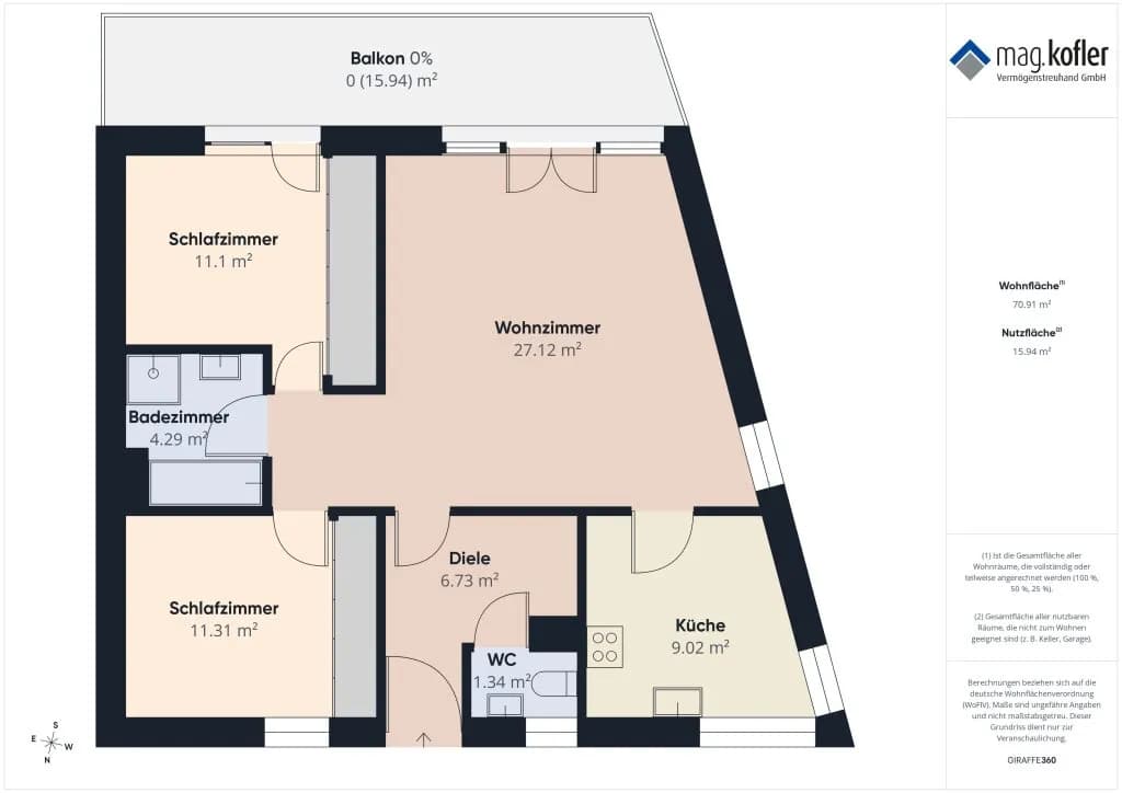 Wohnung kaufen in Dornbirn – 71,54 m², € 352.000 – Bild 20 von 20