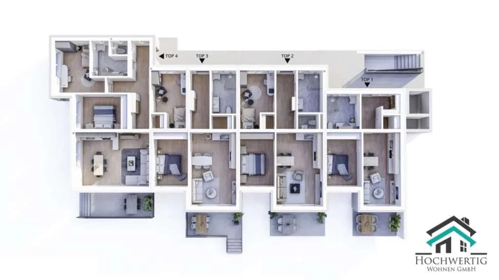 4-Zimmer-Wohnung kaufen in Deutschlandsberg – 85,01 m², € 319.990 – Bild 6 von 7