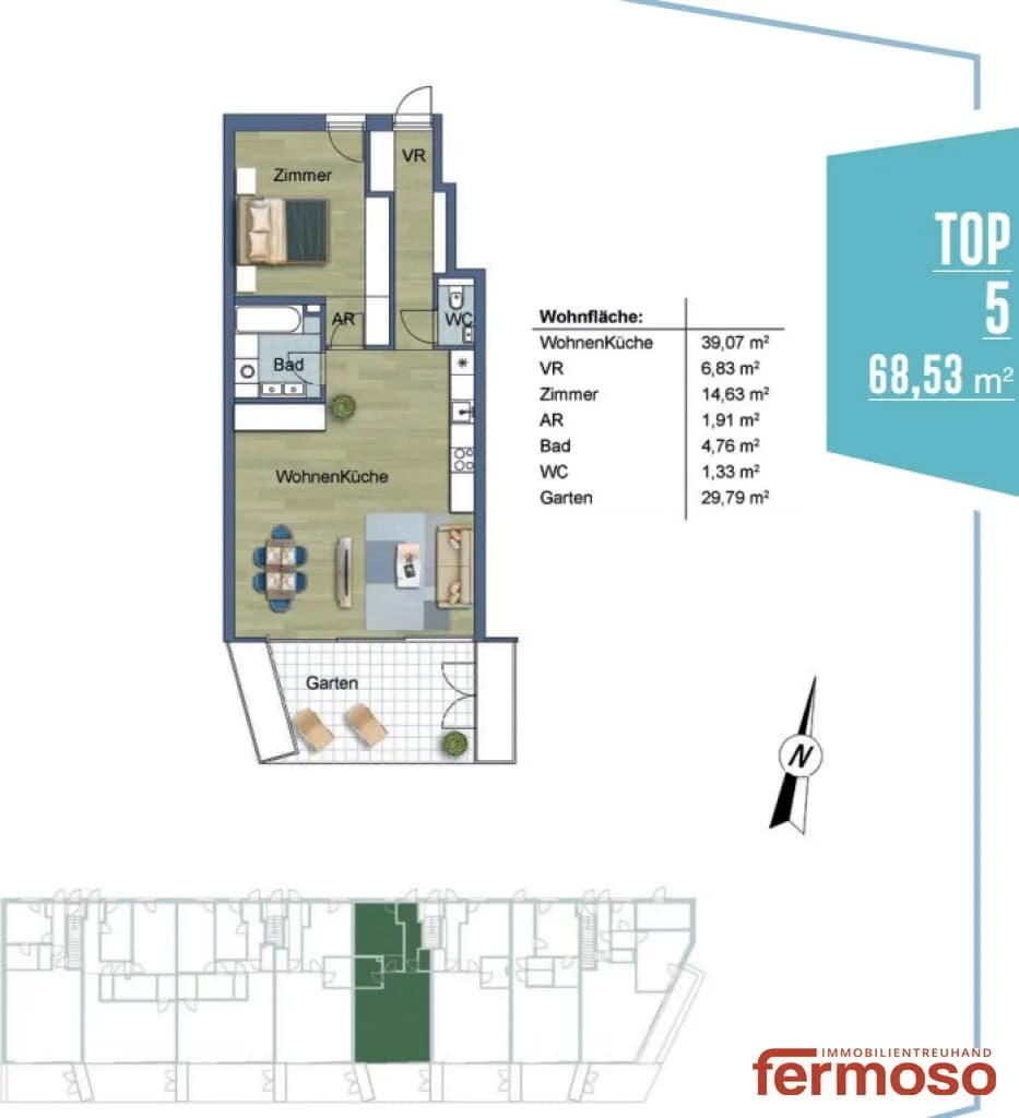 2-Zimmer-Wohnung mieten in Neusiedl am See – 67 m², € 1.550 – Bild 17 von 17