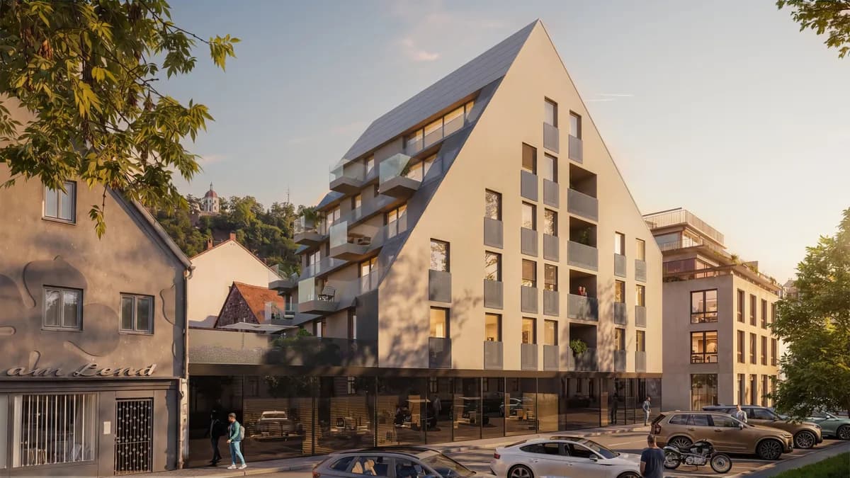 2-Zimmer-Wohnung kaufen in Graz – 61,87 m², € 396.000 – Bild 1 von 3