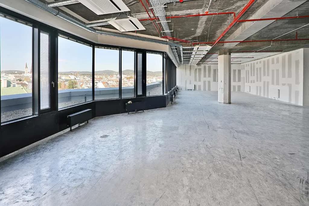 Gewerbeimmobilie mieten in Wien – 1 090 m², € 22