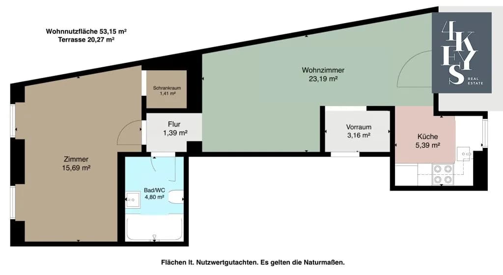 2-Zimmer-Wohnung kaufen in Wien – 53,15 m², € 399.000 – Bild 37 von 37
