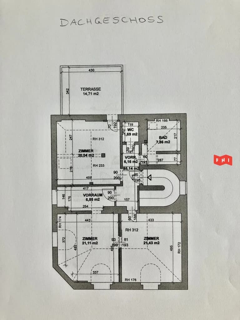 11-Zimmer-Gewerbeimmobilie kaufen in Tulln – 270,94 m², € 1.170.000 – Bild 13 von 14