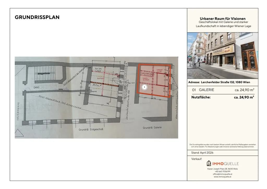 Gewerbeimmobilie kaufen in Wien – 59 m², € 229.000 – Bild 5 von 8
