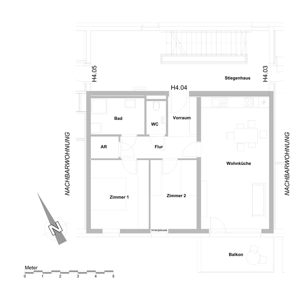3-Zimmer-Wohnung mieten in Deutschlandsberg – 70,6 m², € 897 – Bild 2 von 2