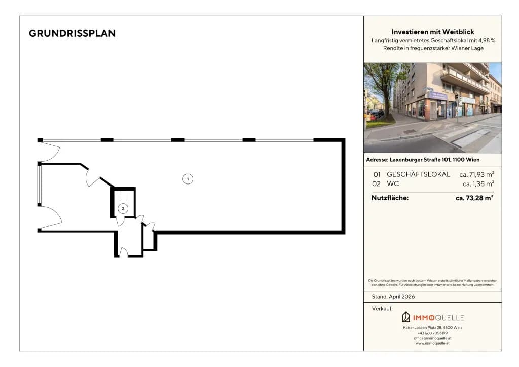 Gewerbeimmobilie kaufen in Wien – 73 m², € 289.000 – Bild 6 von 6