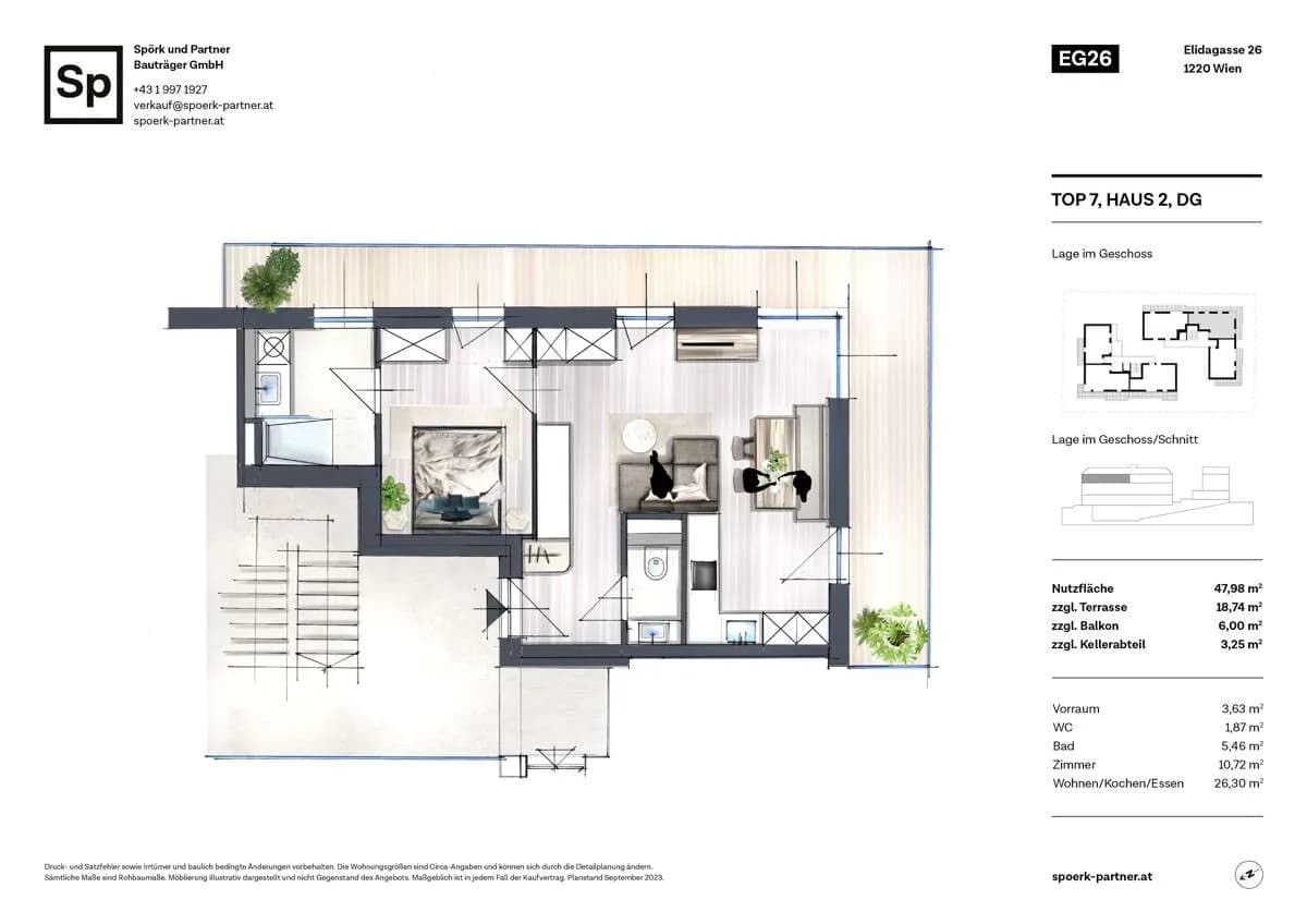 2-Zimmer-Wohnung kaufen in Wien – 47,98 m², € 444.000 – Bild 9 von 9